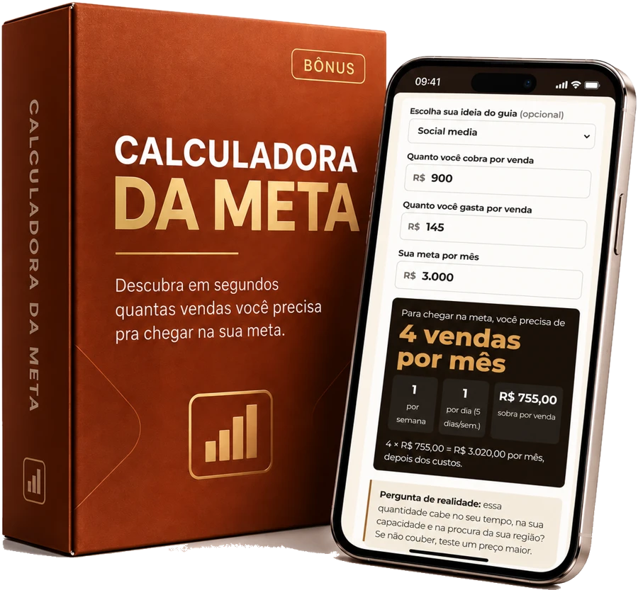Bônus Calculadora da Meta: caixa e app no iPhone