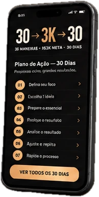 Plano de ação no celular